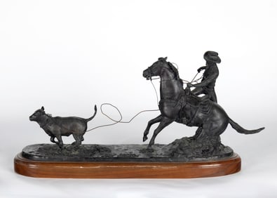 J.B. "Buck"  Brumley (1938-2013), Calf Roper, 1980