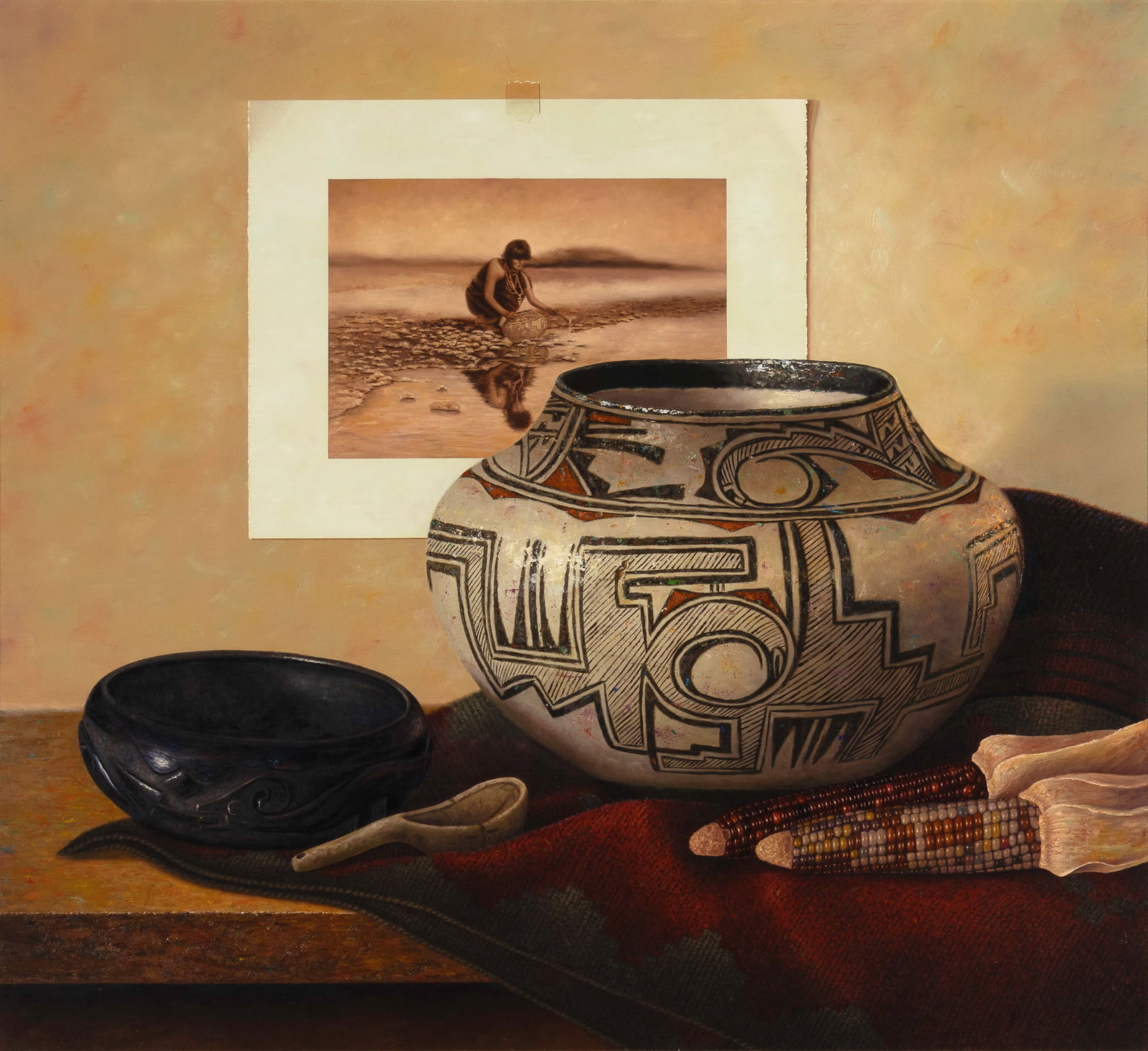 Jerry Venditti (1942- ), Reflections of the Rio Grande (1 of 3)