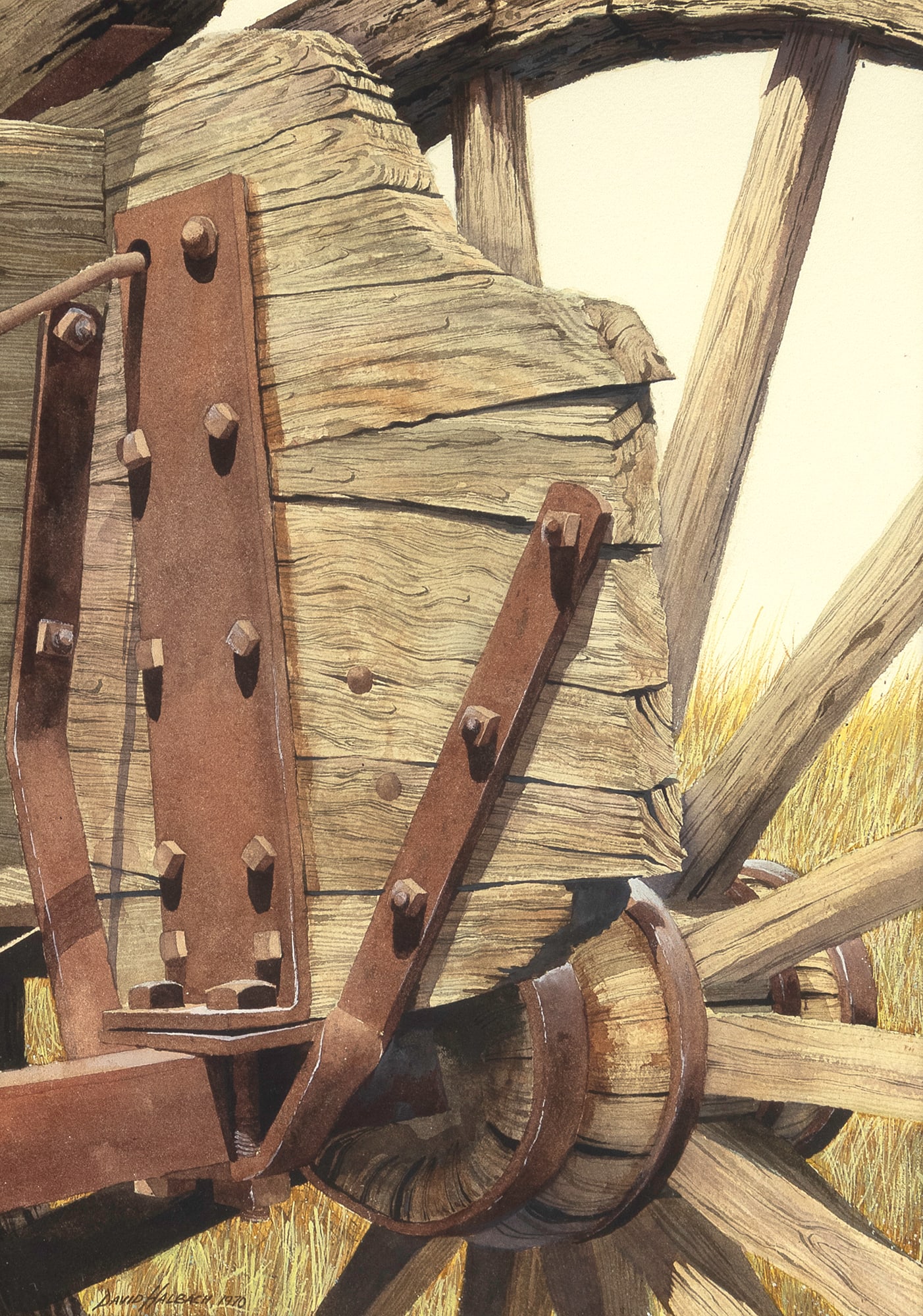 David Halbach (1931-2022), Wagon Wheel, 1970 (1 of 3)