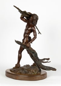 Jim Knox (20th Century): Wood Carrier, 1985