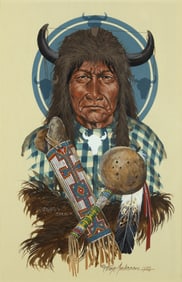 Troy Anderson (1948- ): Buffalo Cure, 1982