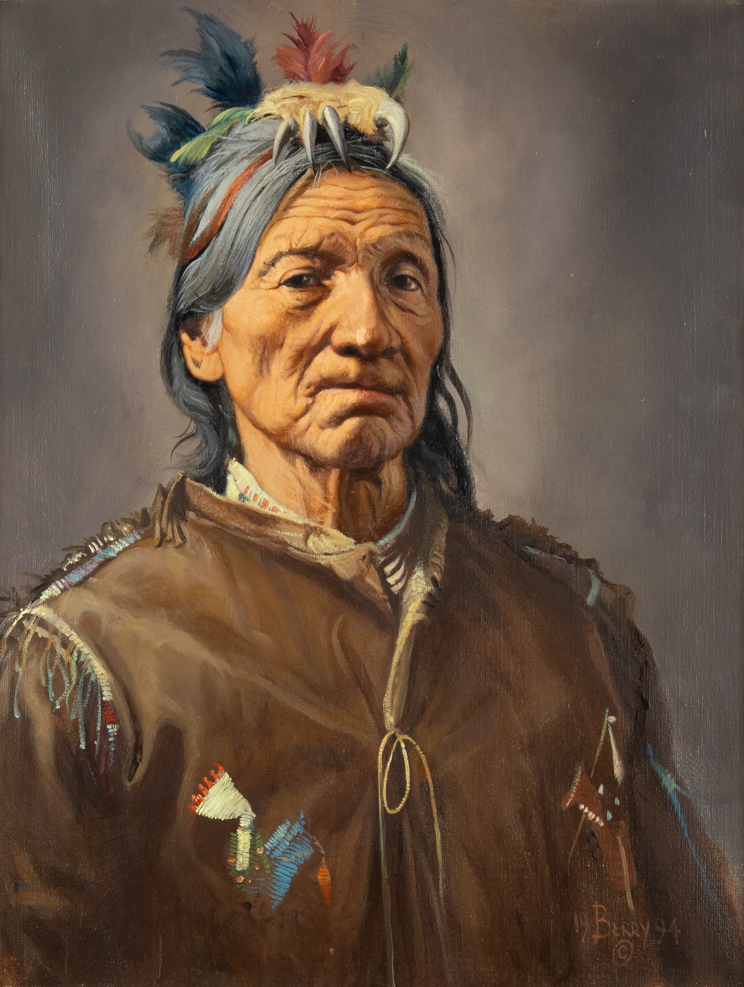 John Berry (1948- ): Black Horse, 1994 (1 of 3)