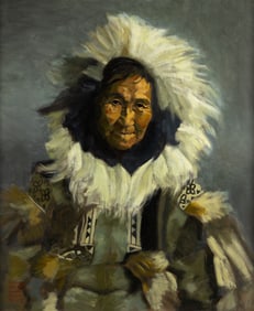 Lunda Gill (1928-2003): King Island Dancer, 1977