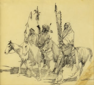 Edward Borein (1872-1945): Plains Warriors on the Move