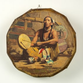 David Mann (1948- ): Drum Beat