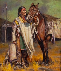 Don Oelze (1965- ): Mato Topes War Horse