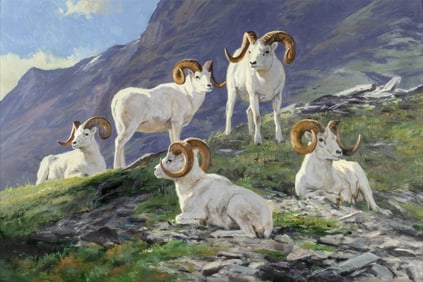 Ken Carlson (1937- ): Spring Slopes