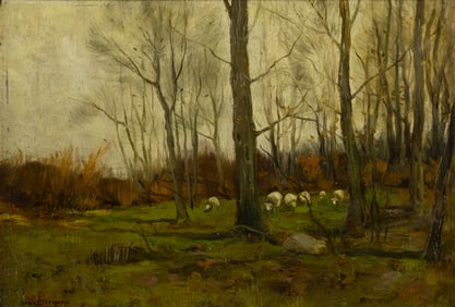 Charles Paul Gruppe (1860-1940): Autumn Pasture