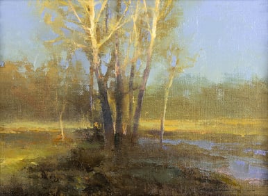 Brent Cotton (1972- ): Late Winter Cottonwood Sketch, 2010