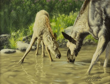 Jay J. Johnson (1960- ): Taking a Sip, 1991