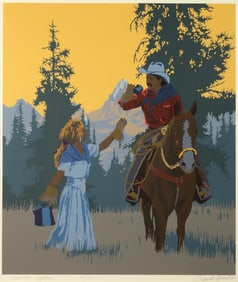 Bill Schenck (1947- ): Cowboy Coffee, 1991