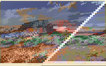 Bill Schenck (1947- ): Land of the Dineh, 1991