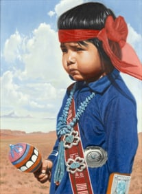 Larry Riley (1947- ): Indian Child, 1983