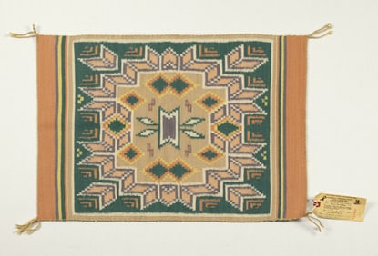 Angelia Segay (20th/21st Century): Hubbell Trading Post Navajo Rug, c. 1970