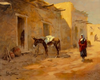 Lyle Tayson, Sr. (1924-2014): Pueblo Scene