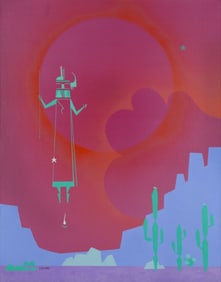 David Chethlahe Paladin (1926-1984): Evening Fantasy