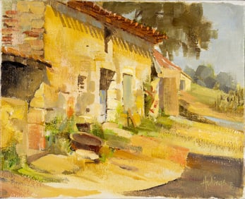 Clark Hulings (1922-2011): Afternoon - Eziers, France