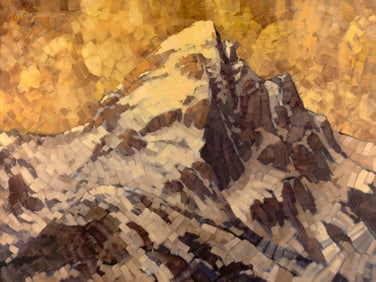 E Denney NeVille (1940- ): Teton Sentinel, 1995