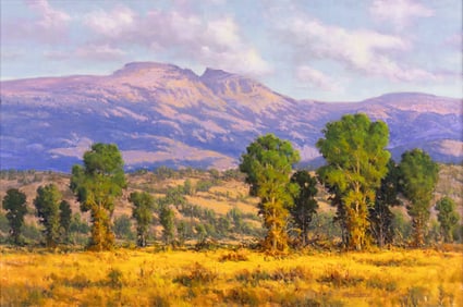 Dick Heichberger (1945- ): Sleeping Indian Mountain