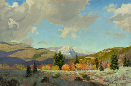 Steven Lee Adams (1962- ): Cloud Dance Above Ketchum, 2008