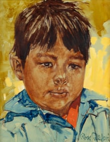 Ross Stefan (1934-1999): Mesa Top Boy (Hopi), 1971