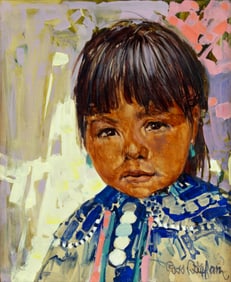 Ross Stefan (1934-1999): Girl from Zihi-Dush-Jhini (Navajo), 1971
