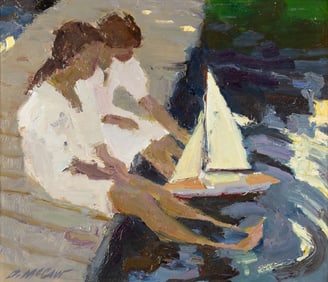 Dan McCaw (1942- ): Evening Sail