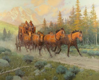 Robert Pummill (1936- ): Down from Cody, 2000