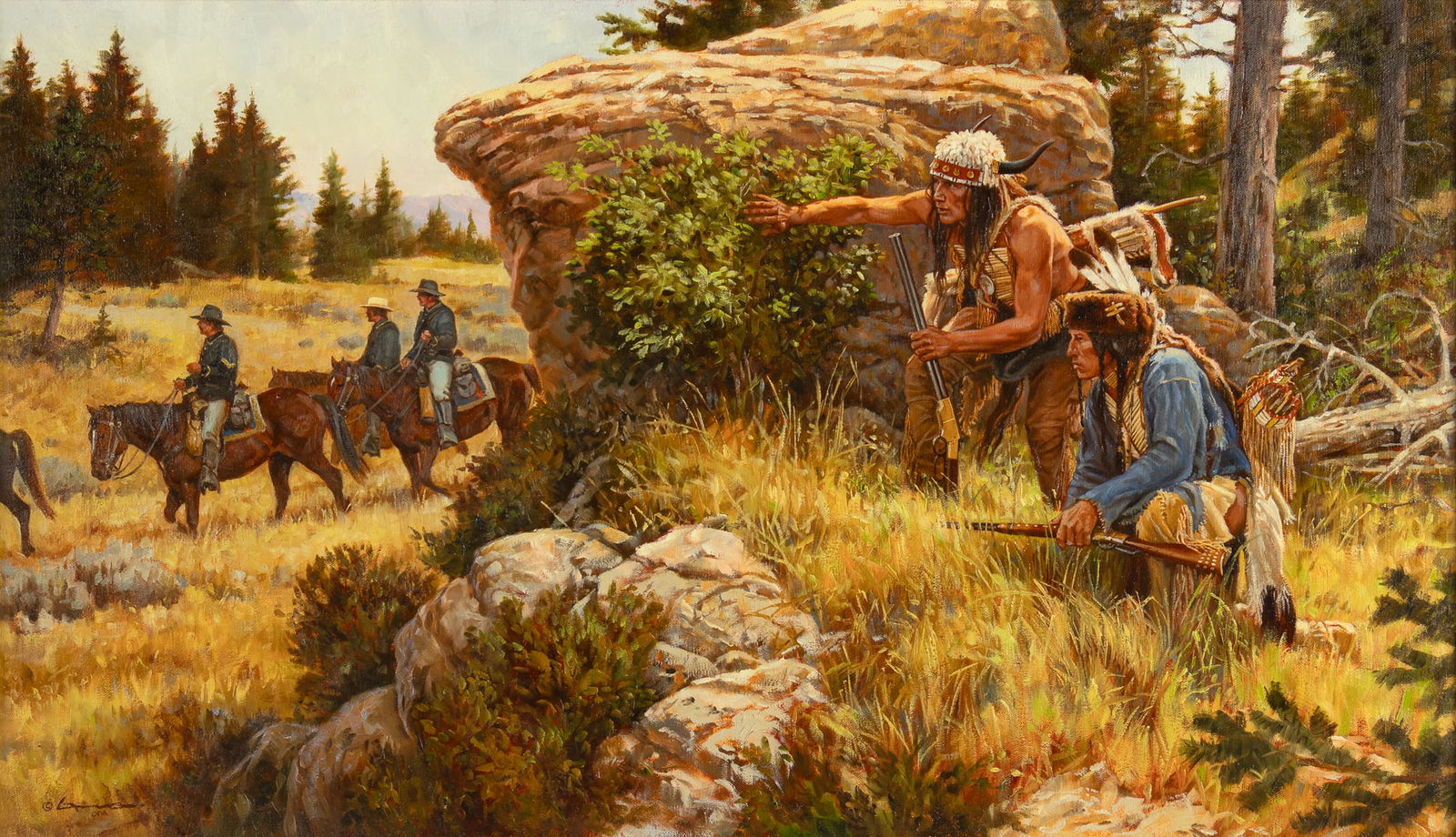 Steven Lang (1960- ): Dakota Territory 1876 (1 of 3)