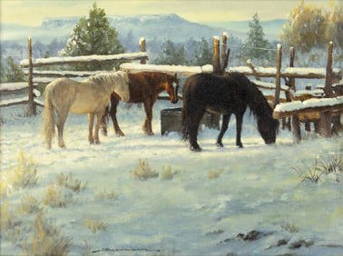 Dan Bodelson (1949- ): First Snow