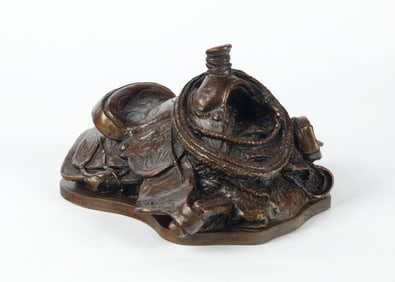 Herb Mignery (1937- ): Charlie Russell Rider Saddle