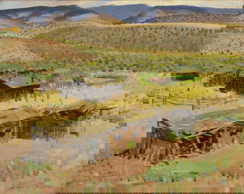 John Clymer (1907-1989): Dry Creek Homestead
