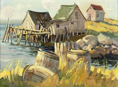Terry Kelly Moyers (1953- ): Indian Harbour, Nova Scotia, 1989
