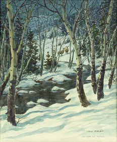 Hans Kleiber (1887-1967): Moonlight and Aspen