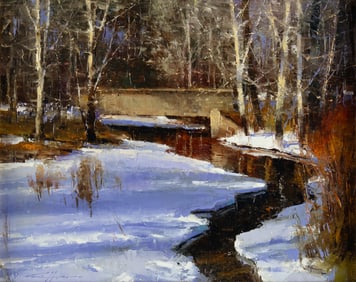 Brent Cotton (1972- ): The Old Bridge, 2011