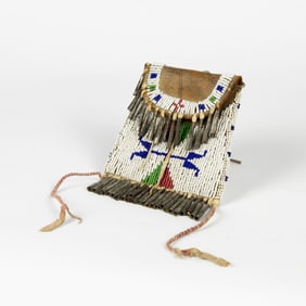 Unknown (19th/20th Century): Arapaho Strike-a-Light Bag, c. 1890