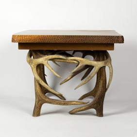 Unknown (20th/21st Century): Antler End/Side Table