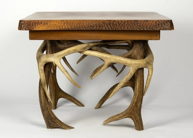 Unknown (20th/21st Century): Antler End/Side Table
