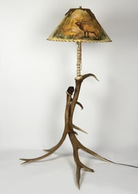 Unknown (20th/21st Century): Antler Floor Lamp