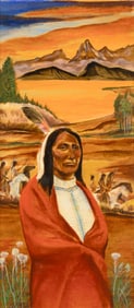 Carl Roters (1898-1989), Land of the Shoshone, 1982