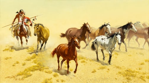 Frank McCarthy (1924-2002), A Comanche Warrior's Wealth, 1983