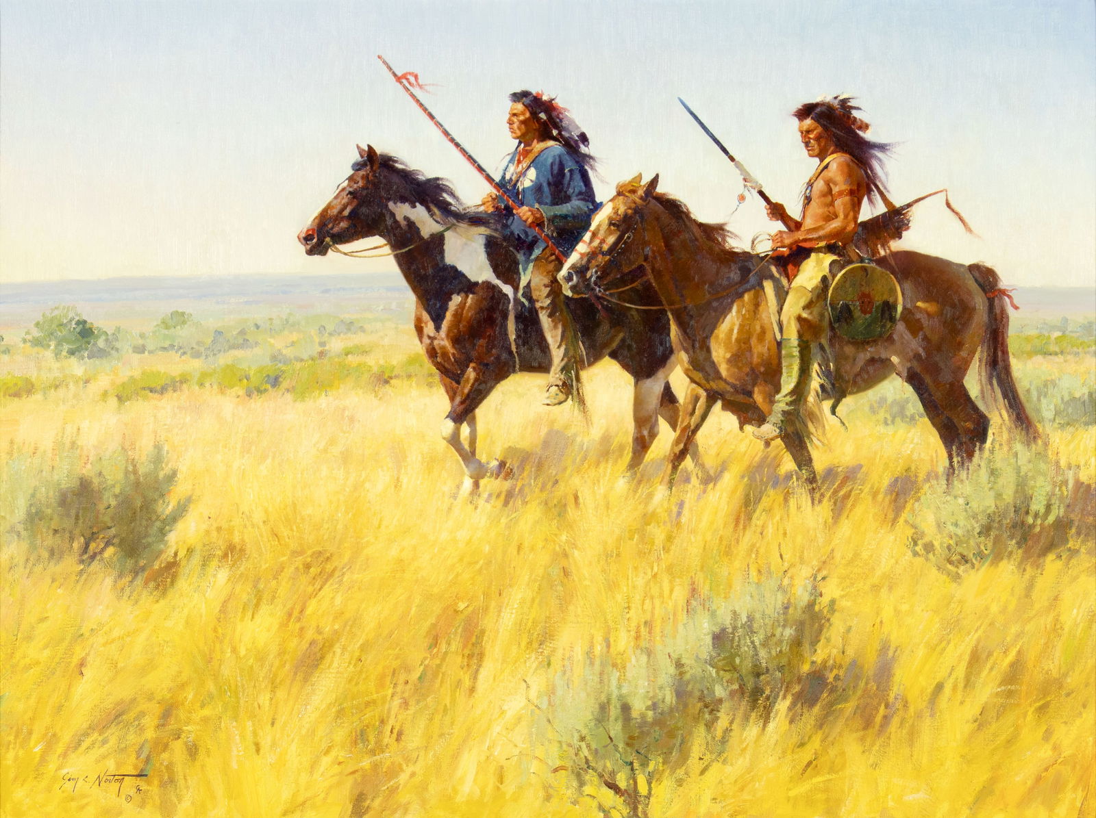 Jim C. Norton (1953-2023), Wind in His Hair, 1997 (1 of 3)