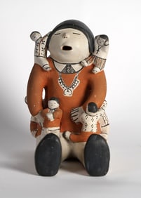 Helen Cordero (1915-1994), Pueblo Storyteller Ceramic Doll, c. 1980