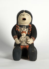 Helen Cordero (1915-1994), Cochiti Storyteller Ceramic Figure, c. 1970