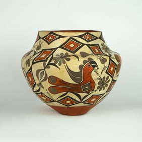 Acoma Polychrome Olla, c. 1920