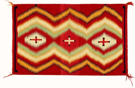Navajo Germantown Child's Blanket, c. 1910