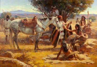 Roy Andersen (1930-2019), Bartering the Spanish Pony
