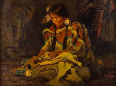 Roy Grinnell (1933- ), Turning Star - Crow