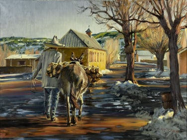Terri Kelly Moyers (1953- ), Firewood for the Padre, 1999