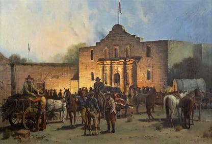 James Boren (1921-1990), In Old San Antonio, 1984